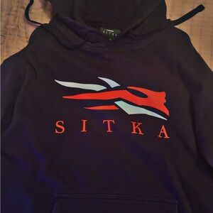 Men's Black SITKA Hoodie szL